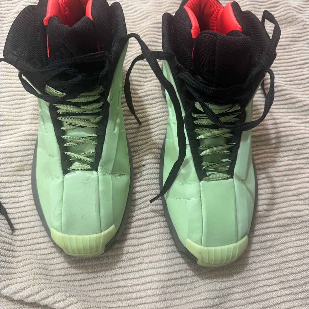 adidas Athletic Shoes - Black and Green